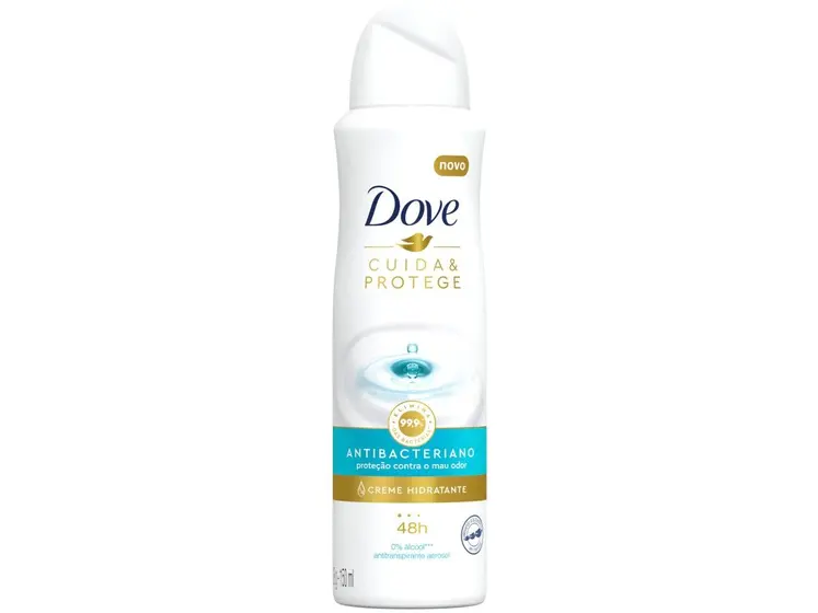 Desodorante Anti transp Aerossol Dove Cuida & Protege Antibacteriano