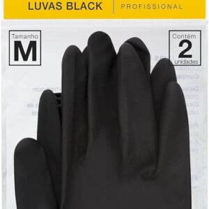 Luva Marco Boni Black  01 Par Tamanho M/G