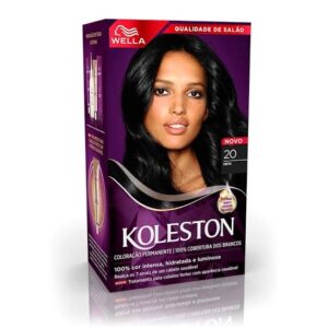 Tinta de Cabelo Koleston Preto 20