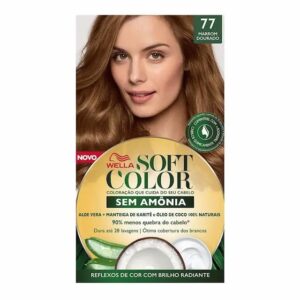 Tinta de Cabelo Soft Color Marrom Dourado 77