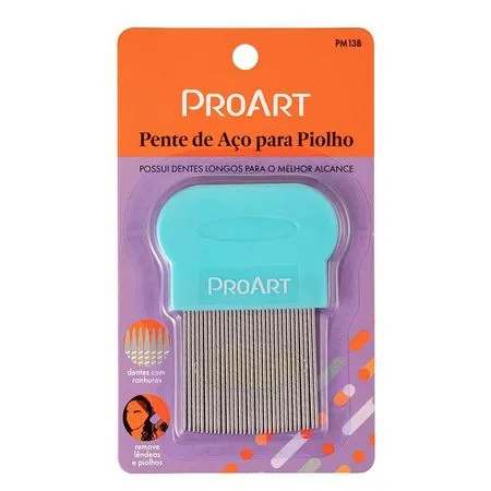 ProArt Pente de Aço Para Piolho1un