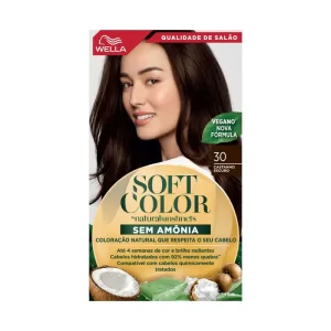 Tinta de Cabelo Soft Color Castanho Escuro 30
