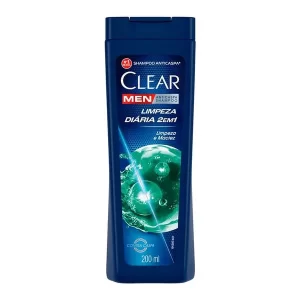 Clear Men Shampoo  limpeza Diária 2em1 Contra Caspa 200ml