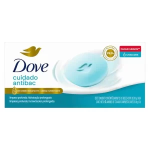KIT Sabonete em Barra Dove & Antibacteriano C/ 6 unidade - Hidratação e Proteção
