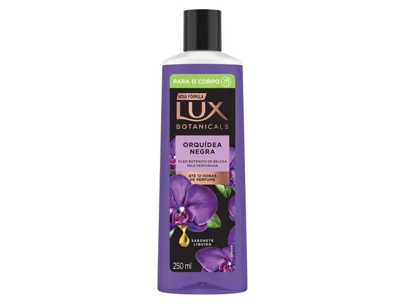 Sabonete liquido Lux Botanicals Orquídea Negra 250ml