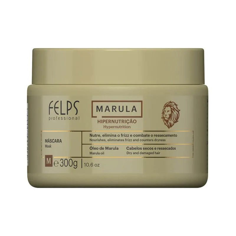 Máscara Capilar Xmix Marula H Nutricional Capilar 300 Gramas - Felps