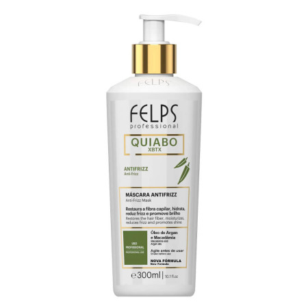 Felps Xbtx Quiabo Okra Alinhamento Capilar,  300 Ml