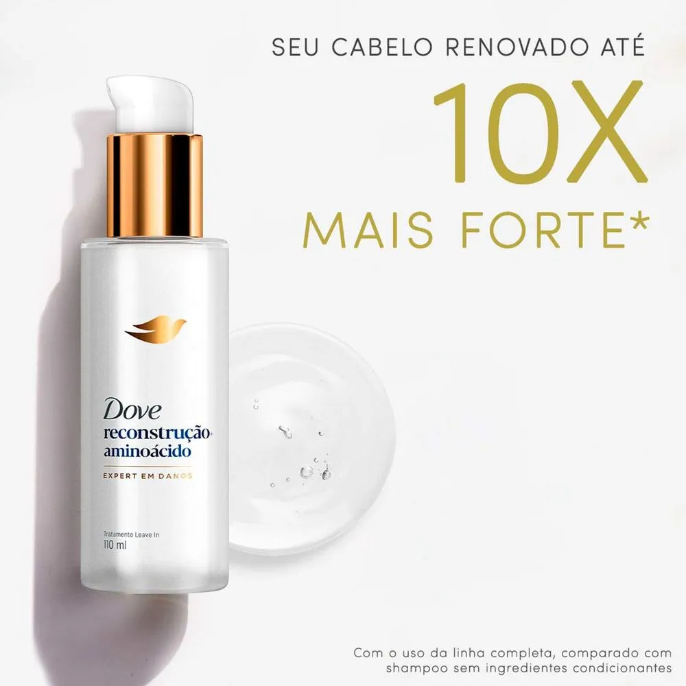 Dove Leave-In Reconstrução + Aminoácido 110mL - Imagem 2