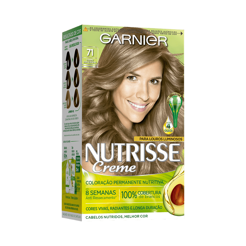 Coloração  Nutrisse Garnier 71-Louro-Esplendido.