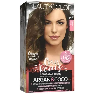 Coloração BeautyColor Creme Cabelo Cores Reais  6.0 LOURO ESCURO