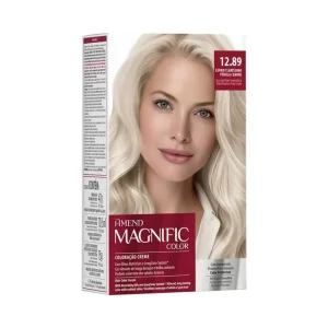 KIT COLORAÇÃO AMEND MAGNIFIC COLOR 12.89-Louro-Clarissimo-Perola