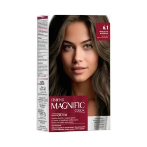 KIT COLORAÇÃO AMEND MAGNIFIC COLOR 6.1 LOURO ESCURO ACINZENTADO.