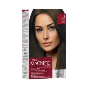 KIT COLORAÇÃO AMEND MAGNIFIC COLOR 5.0 CASTANHO CLARO