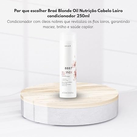Braé Condicionador Blonde Oil 250ml. - Imagem 3