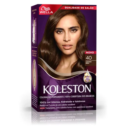 Tinta de Cabelo Koleston 40 Castanho Médio