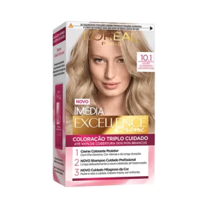 Coloração Imédia Excellence 10.1 Louro Clarissimo Acinzentado
