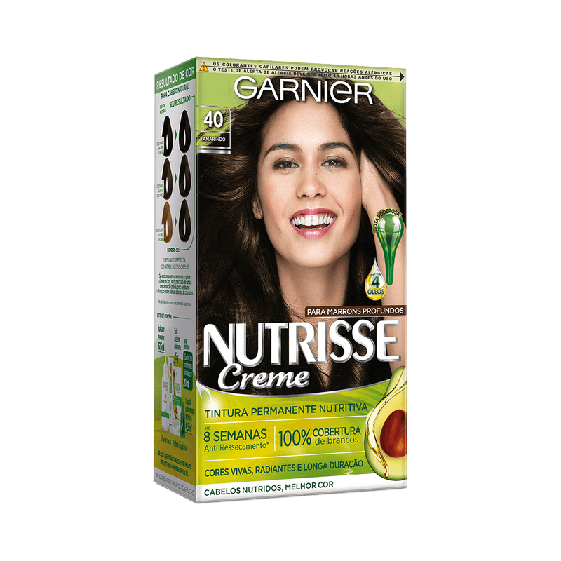 Coloração Nutrisse Garnier 40-Castanho-Tamarindo