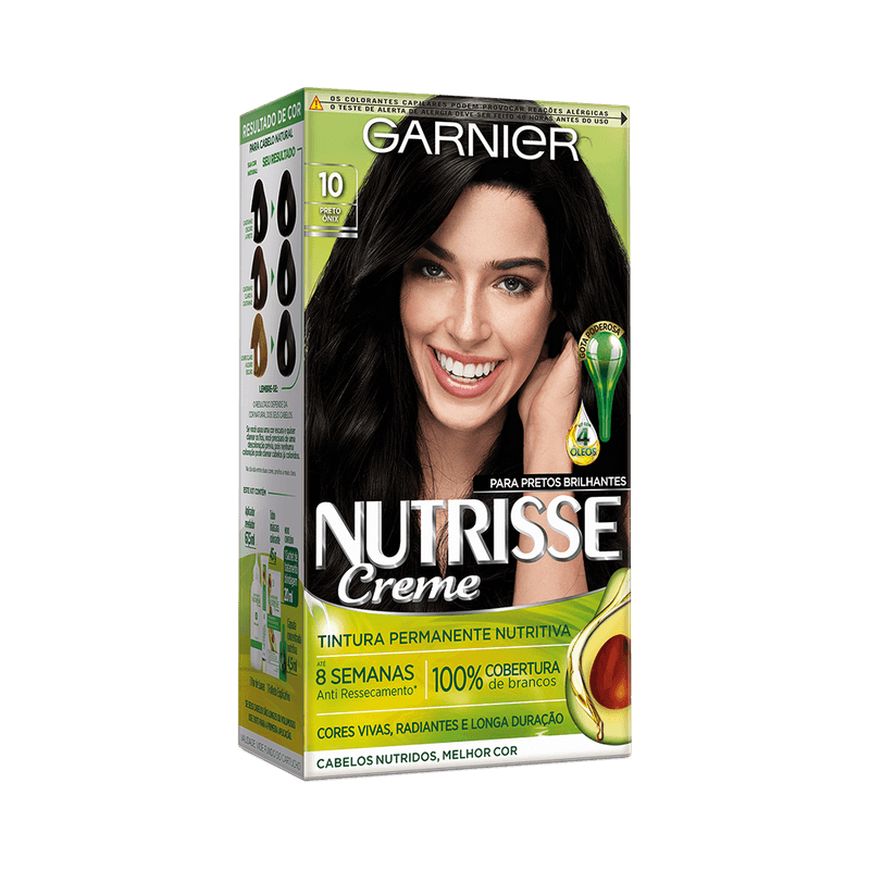 Coloração  Nutrisse Garnier 10-Preto-Onix