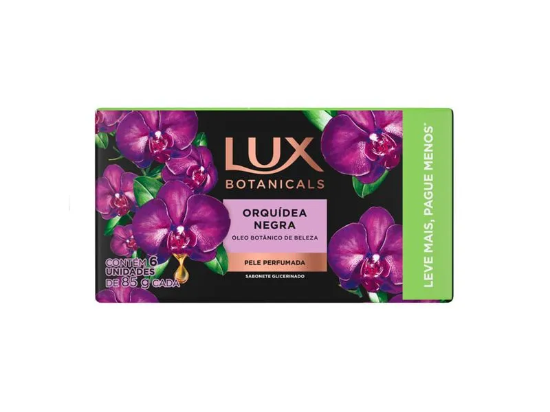 Kit Sabonete em Barra Lux Botanicals Orquídea Negra 6 Unidades