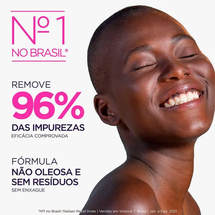 Água Micelar L'Oréal Paris Solução de Limpeza Facial 5 em 1 100ml - Imagem 5