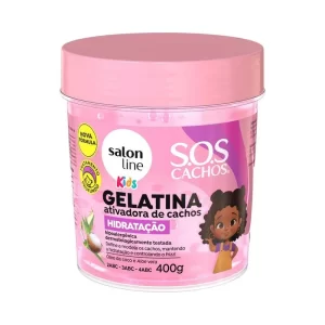 Gelatina SOS Cachos Kids Hidratação Salon Line 400g