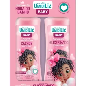 kids Kit Muriel Umidiliz (Sabonete+Ativador) Baby Rosa 150ml + 150ml