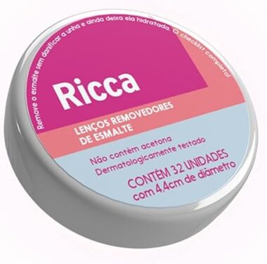 Lenço Removedor de Esmalte com 32 unidades Ricca - Imagem 4