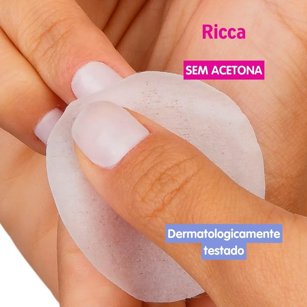 Lenço Removedor de Esmalte com 32 unidades Ricca - Imagem 2