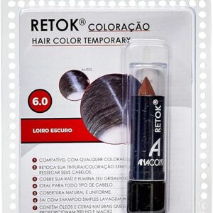 Retoque De Raiz Capilar Stick Anaconda 4g Louro Escuro 6.0