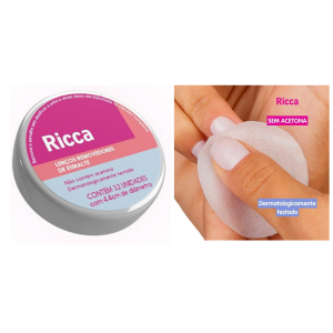 Lenço  Removedor de Esmalte com 32 unidades Ricca