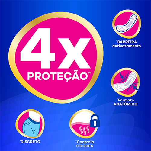 Always Suave Absorvente sem Abas Tamanho P 8 Unidades - Imagem 2