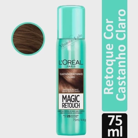 L'Oréal Paris Magic Retouch Castanho Claro - Retoque de Raiz 75ml - Imagem 2