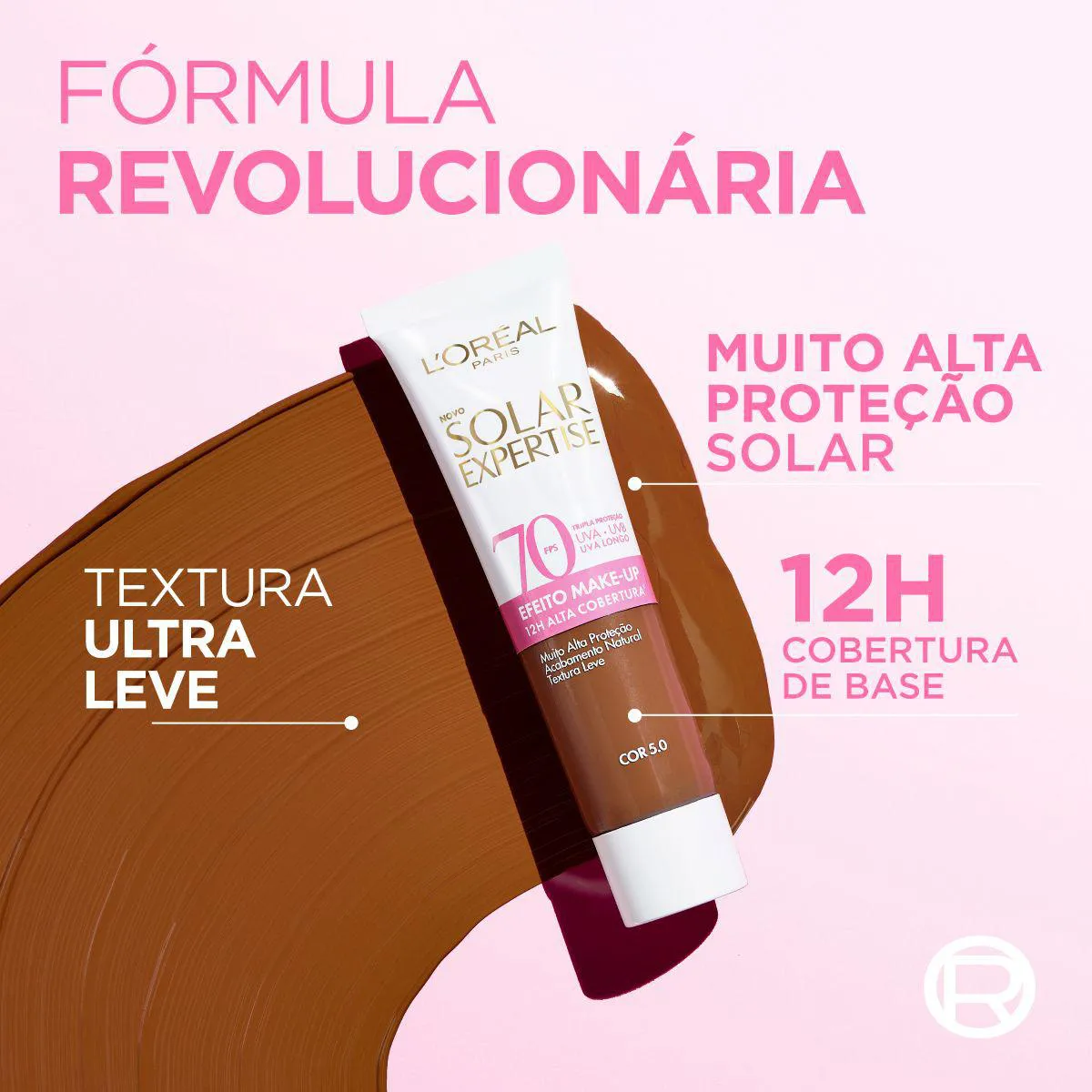Protetor Solar Facial L’Oréal Paris Solar Expertise Efeito Make Up FPS 70 - 30gramas - Imagem 3