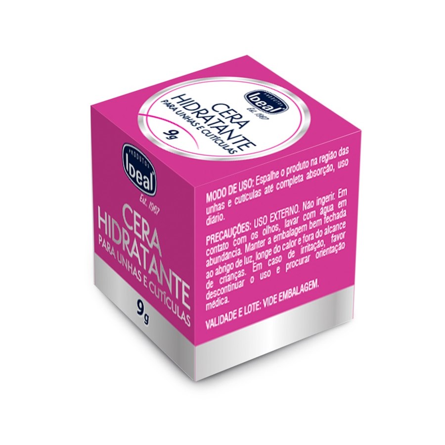 Cera Hidratante Para Unhas E Cutículas Ideal 9G - Imagem 2