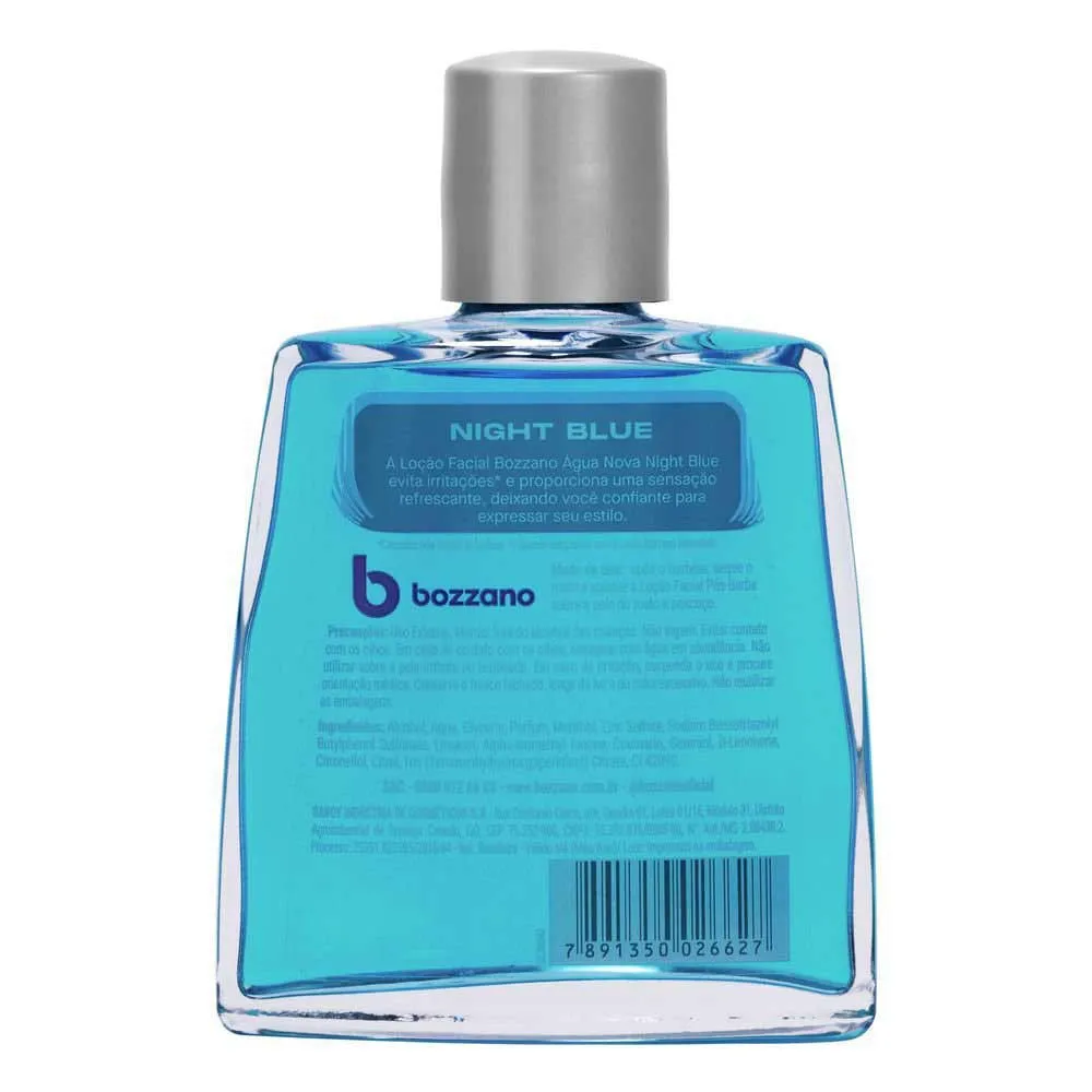 Loção Facial Pós-Barba Bozzano Night Blue 100ml - Imagem 2