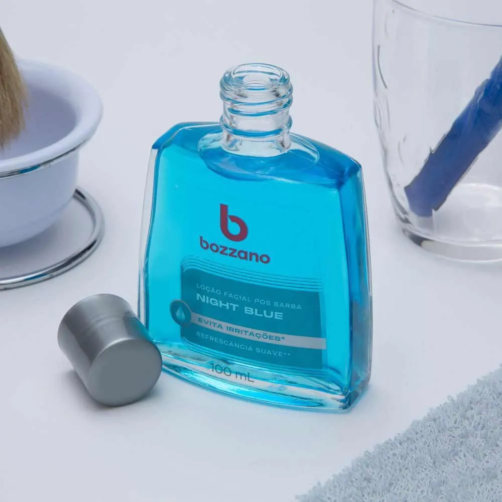 Loção Facial Pós-Barba Bozzano Night Blue 100ml - Imagem 3
