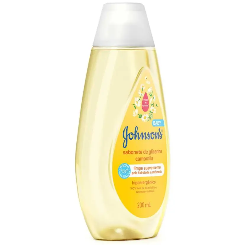 Sabonete Líquido Glicerina Camomila Johnson's Baby 200ml - Imagem 2