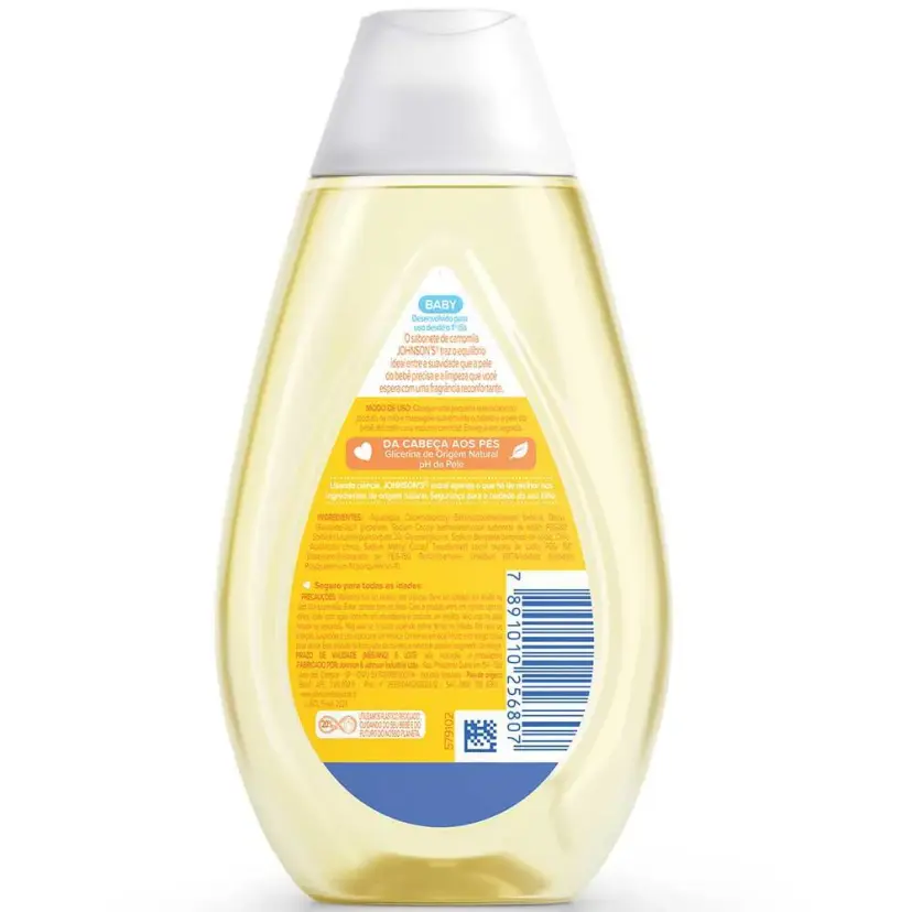 Sabonete Líquido Glicerina Camomila Johnson's Baby 200ml - Imagem 3