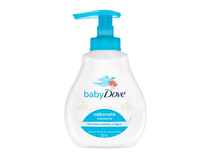 Sabonete Líquido Baby Dove Hidratação Enriquecida 200ml kids