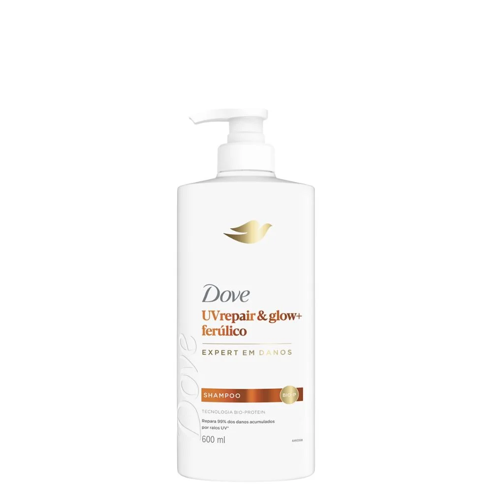 Dove Shampoo UV Repair & Glow + Ferúlico 600ml