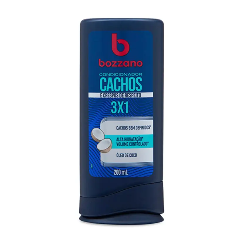 Condicionador Bozzano Cachos 3 em 1 - 200ml