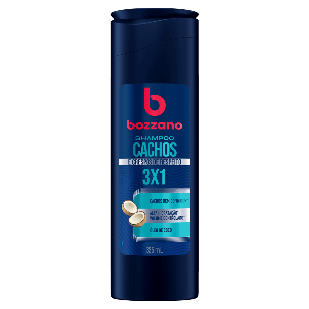 Shampoo Bozzano Óleo de Coco Cachos 325ml