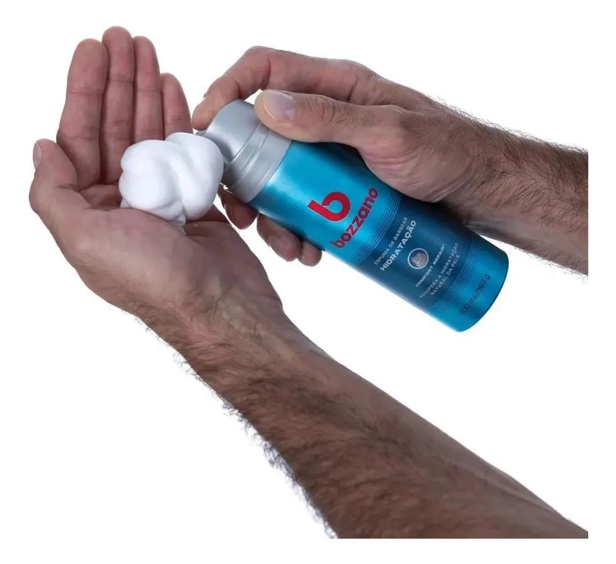 Espuma De Barbear Bozzano 200ml Hidratante - Imagem 3