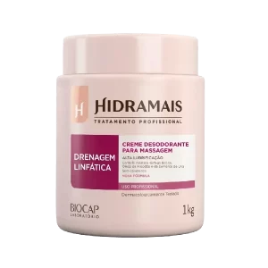 Creme Desodorante Drenagem Linfática Para Massagem Hidramais 1kg